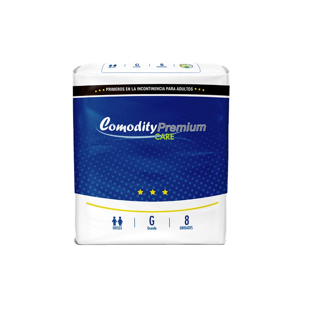 Pañal Premium Care G 8 Unidades