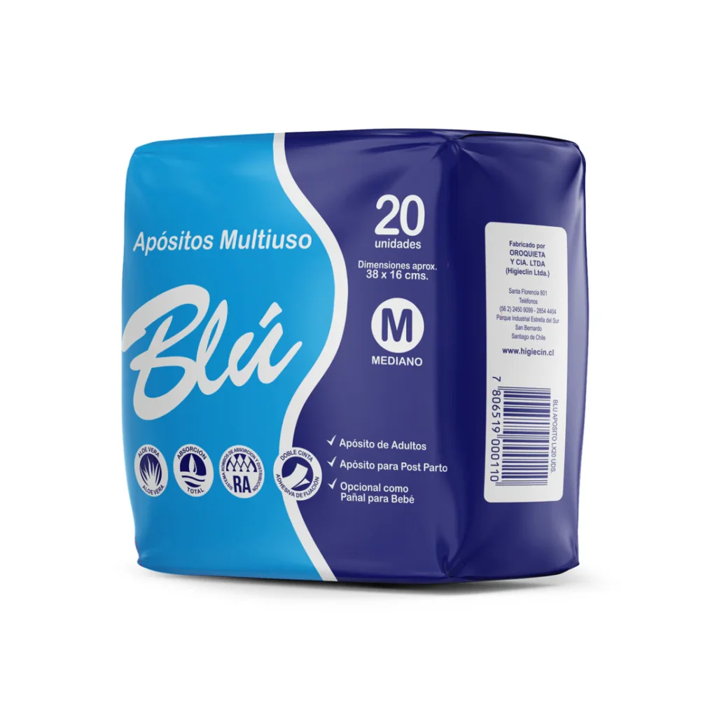 Apósito multiuso BLU talla M 20 unidades