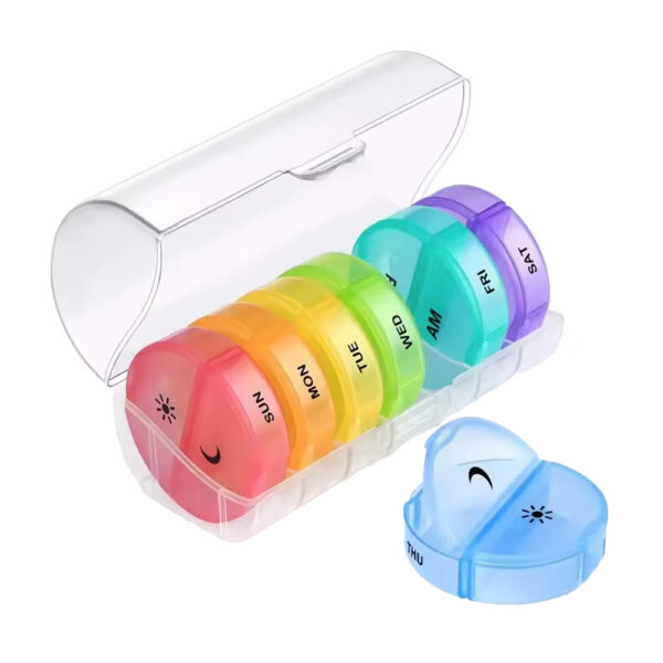 Pastillero organizador 14 compartimientos
