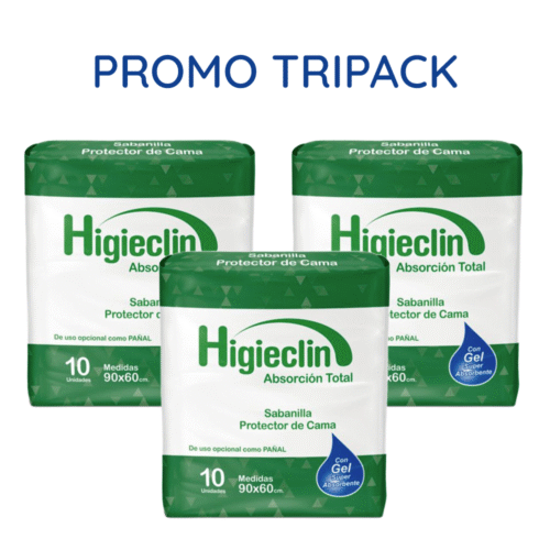 Promo-tri Pack protector cama Higieclin