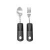 Utensilio para comer adulto mayor con mango ergonómico y ajustable. Dos unidades lavables.