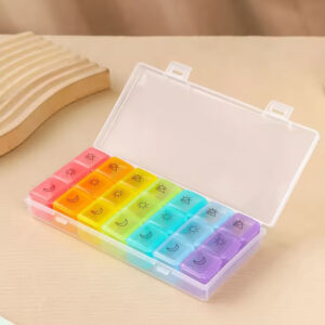 Pastillero organizador para una toma de medicamentos segura y organizada