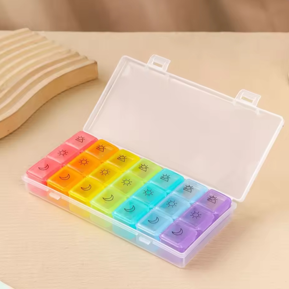 Pastillero organizador para una toma de medicamentos segura y organizada