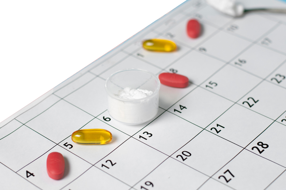 Calendario de medicamentos, planner para familias y cuidadores