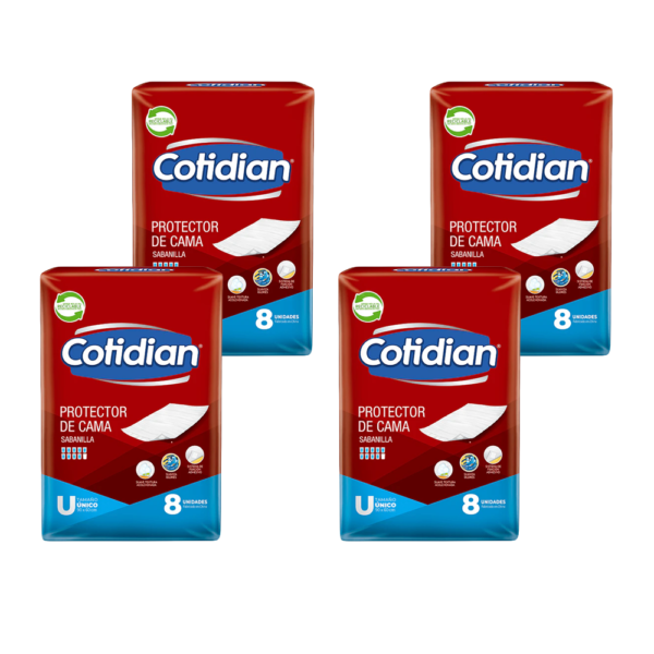 Sabanilla Protectora de Cama Cotidian X4